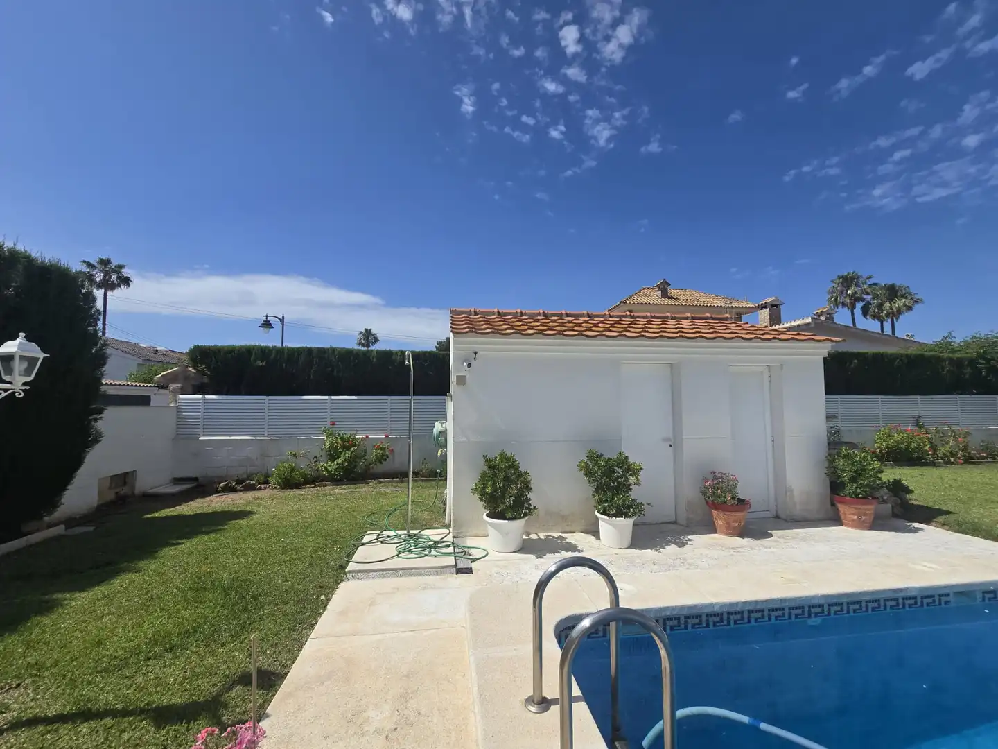 Piscina de Casa o xalet en venda en Castellón de la Plana / Castelló de la Plana amb Aire condicionat, Calefacció i Jardí privat