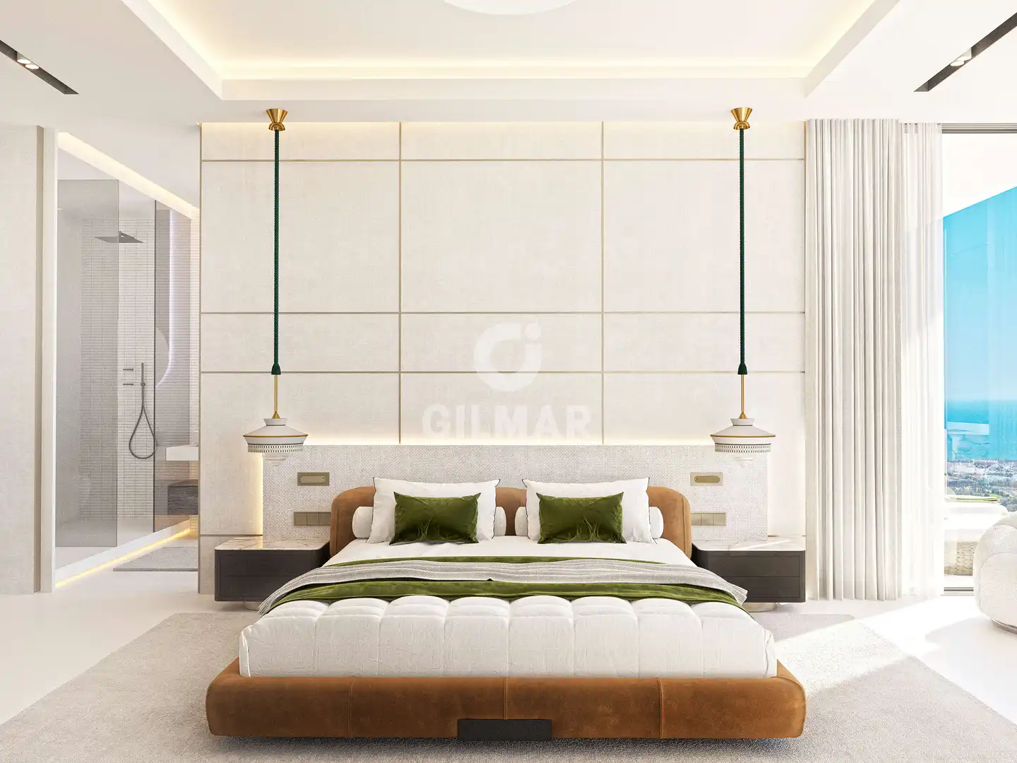 Bedroom of Houses for sale in Benahavís  with Heating, Private garden and Swimming Pool