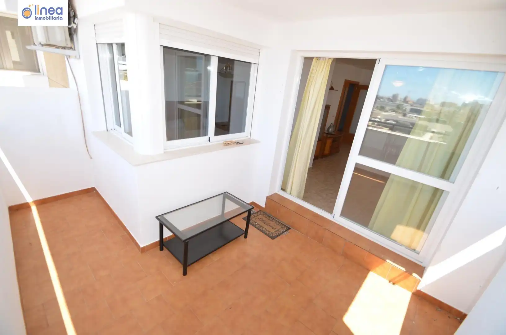 Balcony of Flat for rent in Roquetas de Mar  with Air Conditioner, Terrace and Storage room
