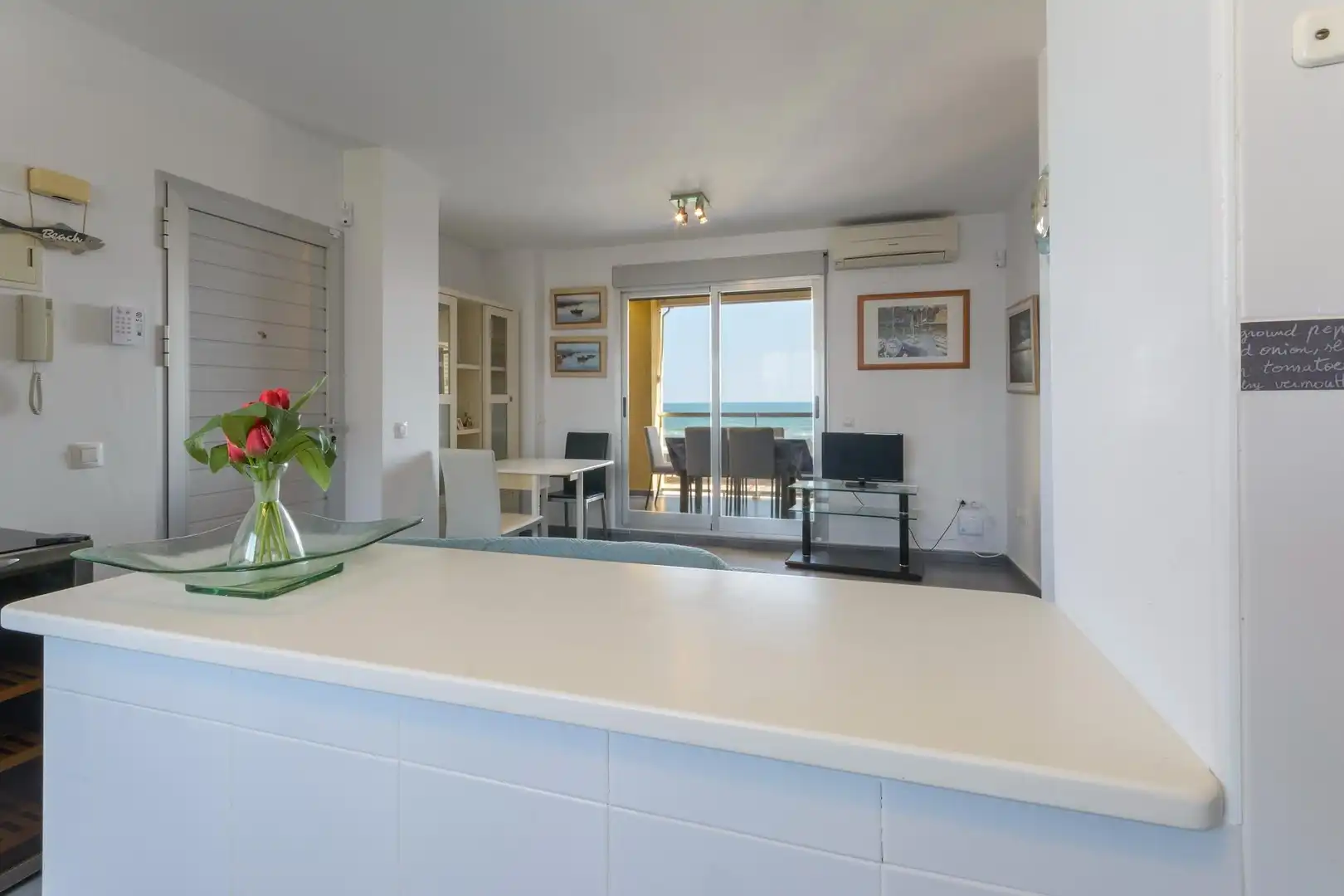 Cocina de Ático en venta en Piles con Aire acondicionado, Calefacción y Jardín privado