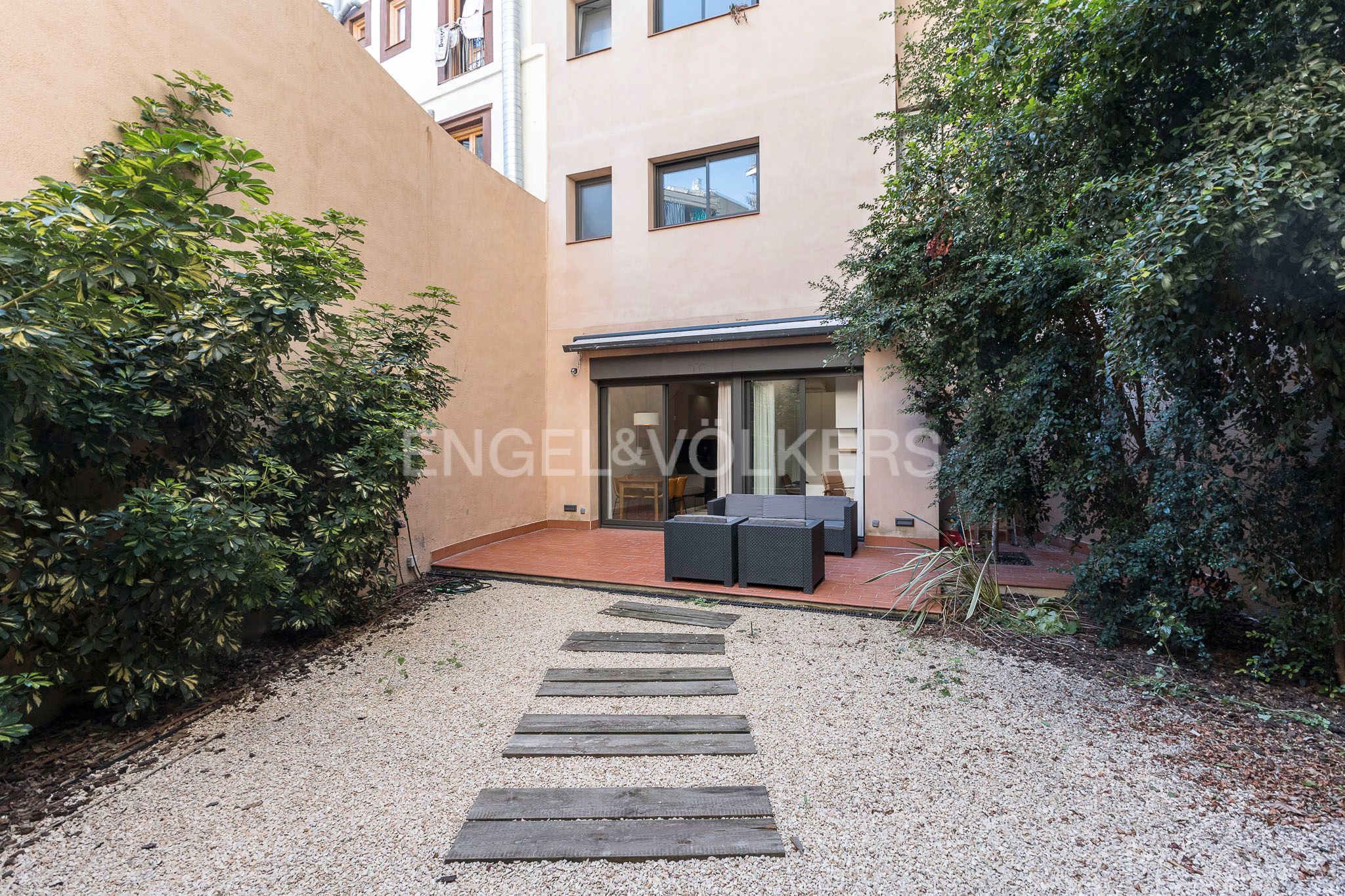 Terrace of Apartment for sale in  Barcelona Capital  with Air Conditioner, Heating and Private garden