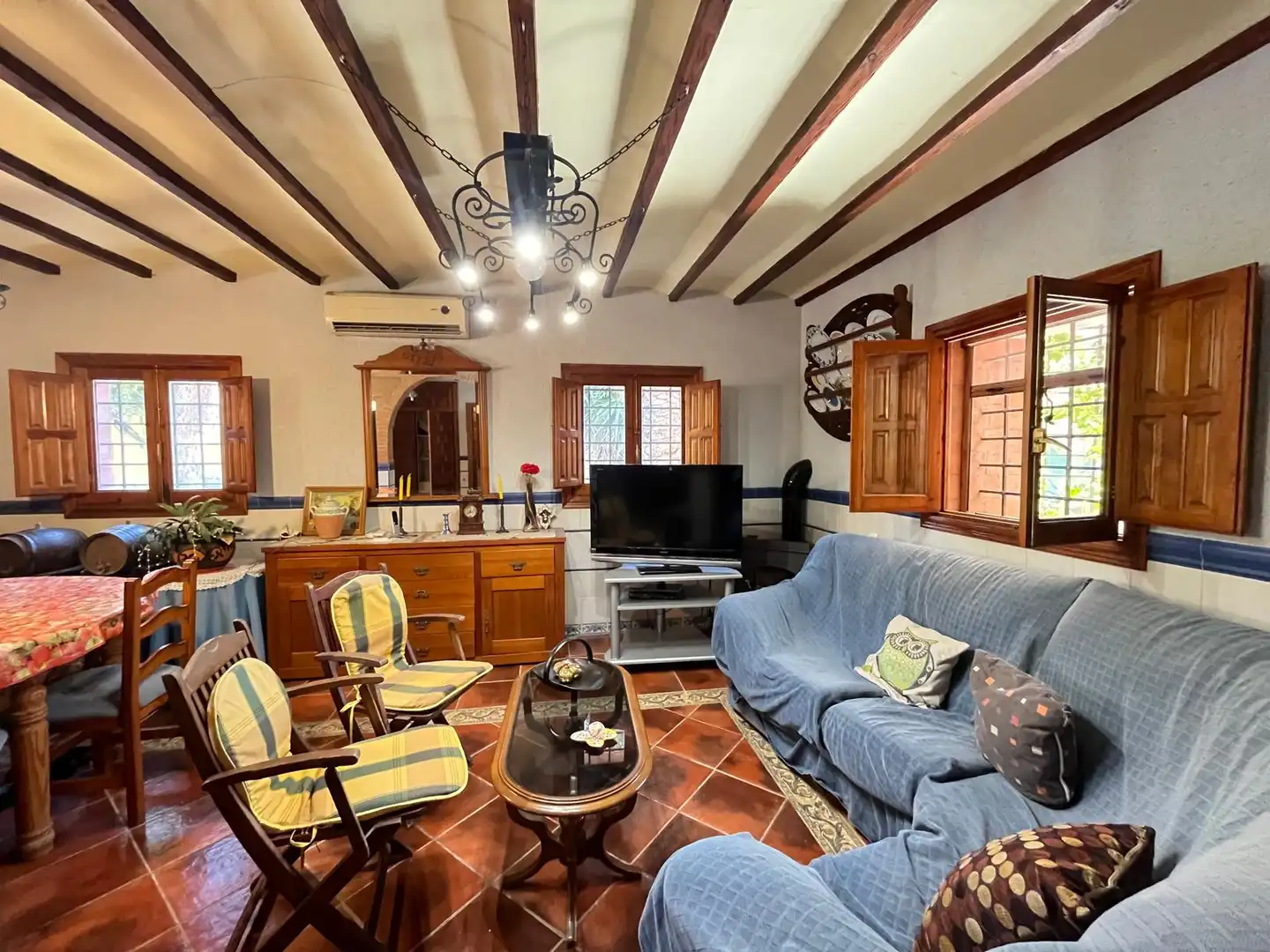 Living room of Houses for sale in Cartagena  with Air Conditioner and Swimming Pool