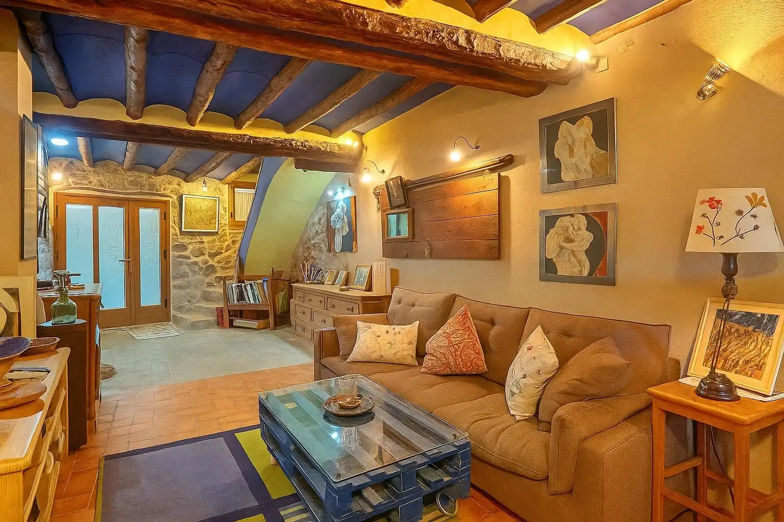 Sala de estar de Casa o chalet en venta en Arnes con Calefacción