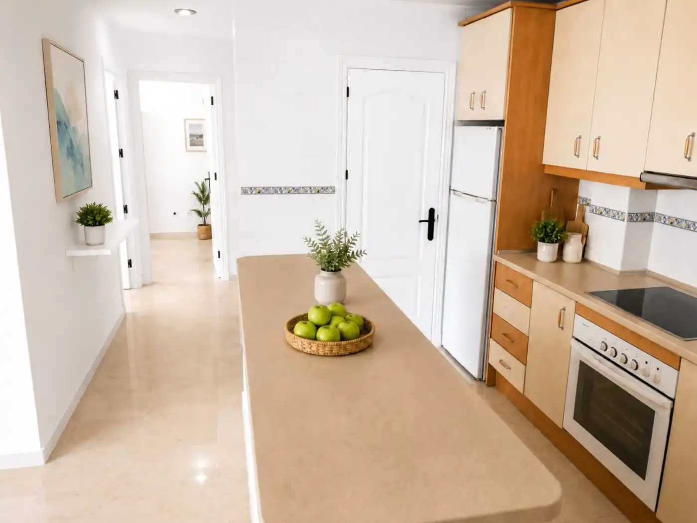 Kitchen of Apartments for rent in Sotogrande  with Air Conditioner, Terrace and Community pool