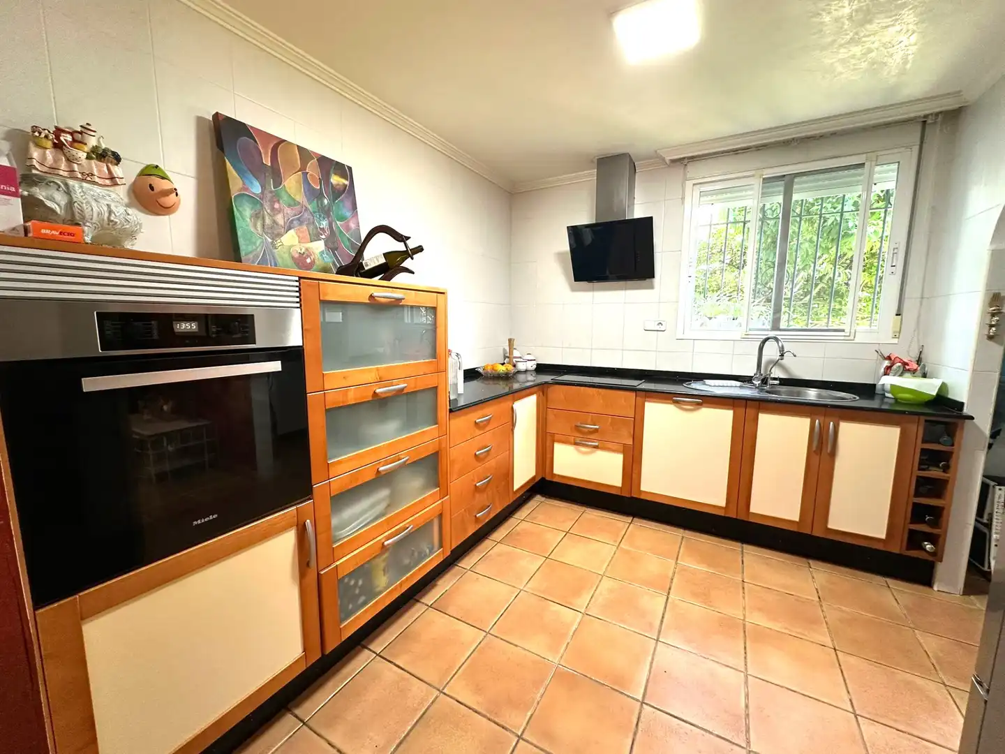 Cocina de Casa o chalet en venta en Peñíscola / Peníscola con Jardín privado, Amueblado y Horno