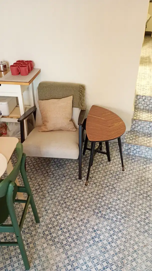 Wohnzimmer von Einfamilien-Reihenhaus zum Verkauf in Calpe / Calp mit Klimaanlage, Terrasse und Abstellraum