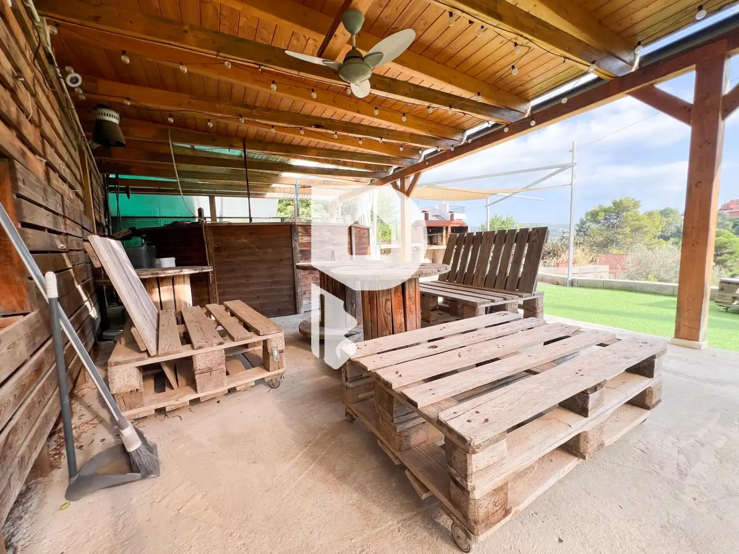 Terraza de Casa o chalet en venta en Vallirana con Aire acondicionado, Calefacción y Jardín privado
