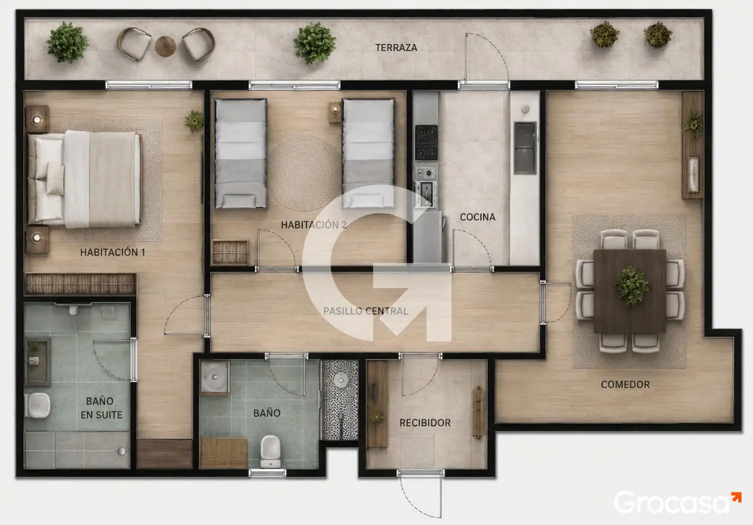 Wohnung zum Verkauf in Lloret de Mar mit Klimaanlage, Terrasse und Gemeinschaftspool
