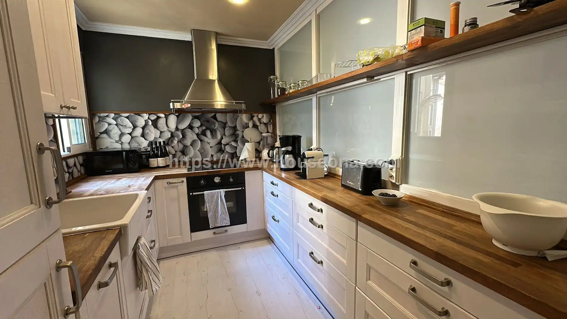 Cocina de Piso de alquiler en Bilbao  con Calefacción, Terraza y Amueblado