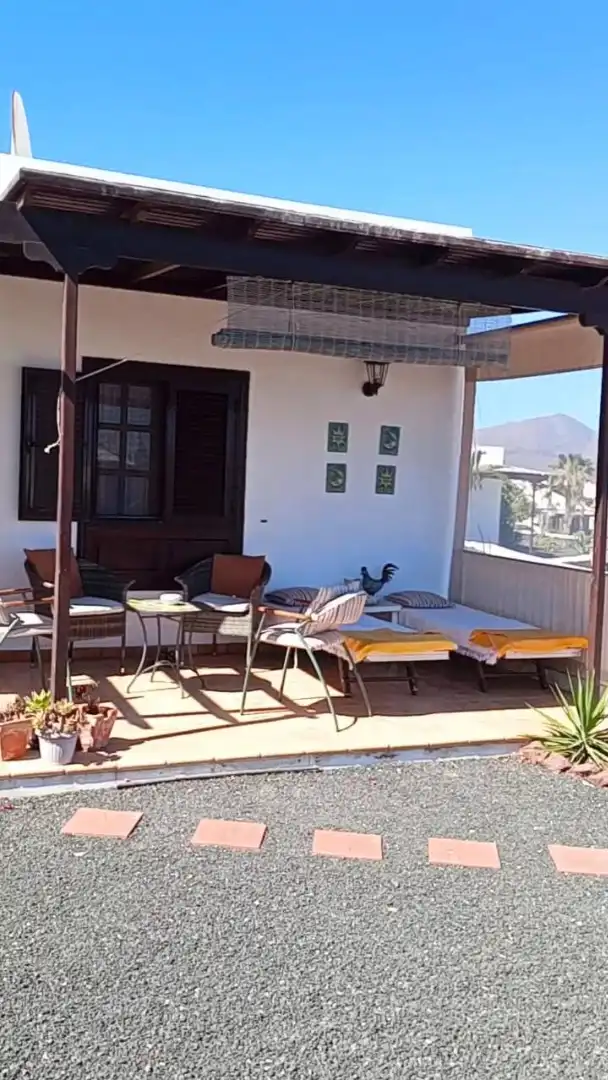Terraza de Casa o chalet en venta en Yaiza con Jardín privado, Terraza y Amueblado