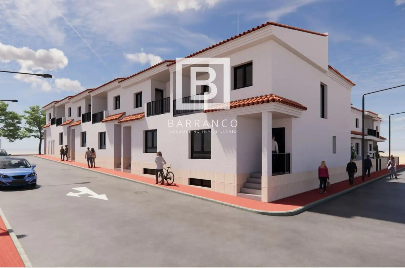 Vista exterior de Casa adosada en venta en Murcia