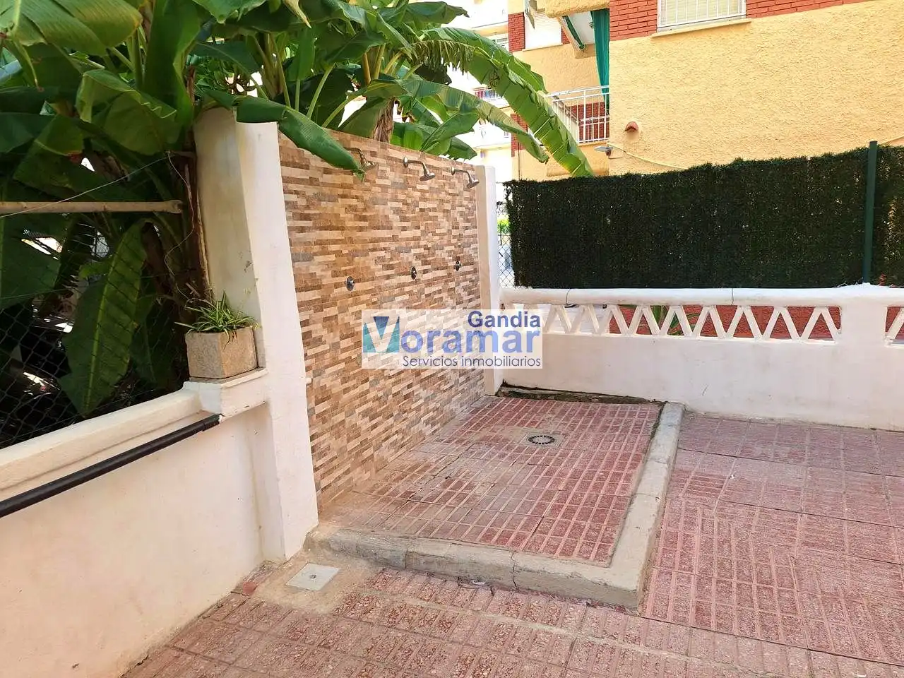 Jardín de Apartamento de alquiler en Gandia con Calefacción y Amueblado