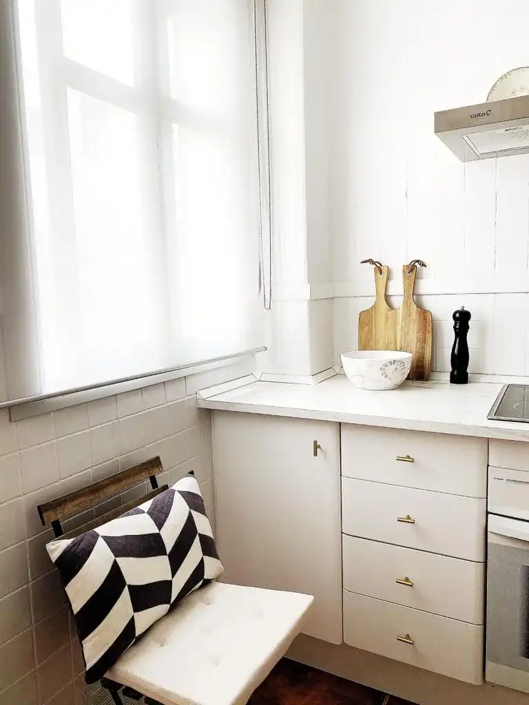Cocina de Apartamento de alquiler en Rota con Terraza, Amueblado y Horno