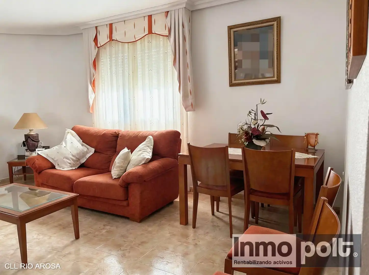 Living room of Flat for sale in Torre-Pacheco  with Air Conditioner, Terrace and Furnished