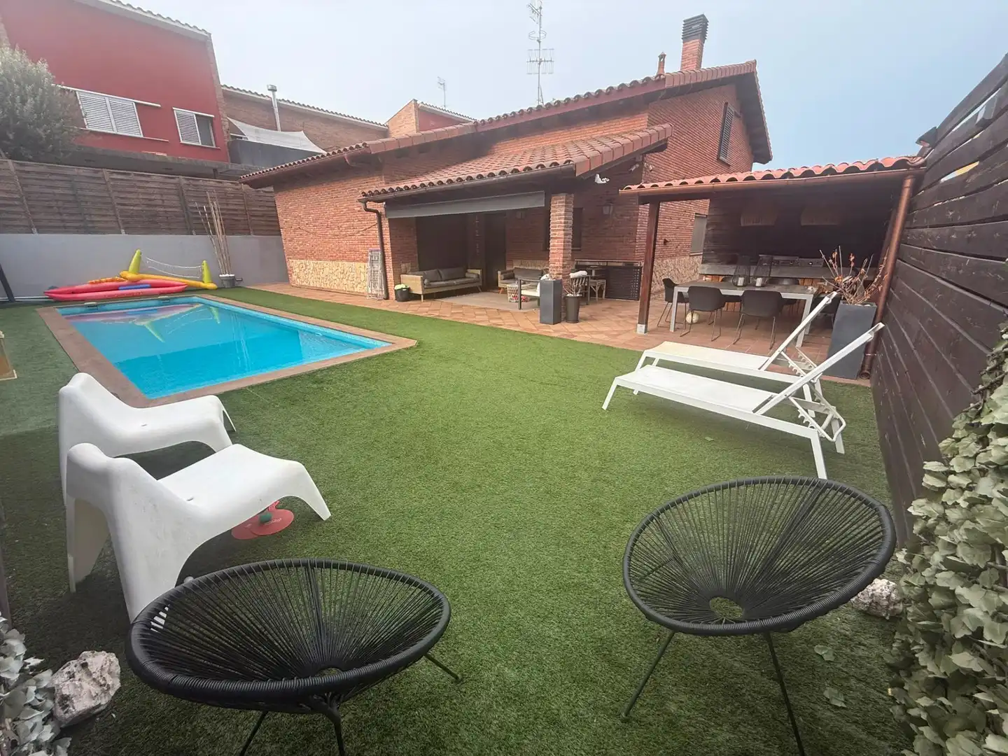 Piscina de Casa o xalet en venda en Santa Maria de Palautordera amb Aire condicionat, Calefacció i Jardí privat