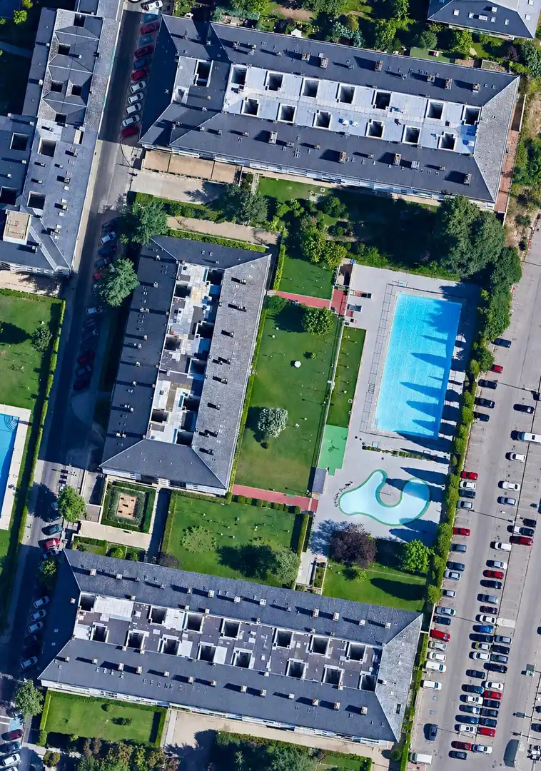 Swimming pool of Duplexes for rent in El Escorial  with Heating, Terrace and Balcony