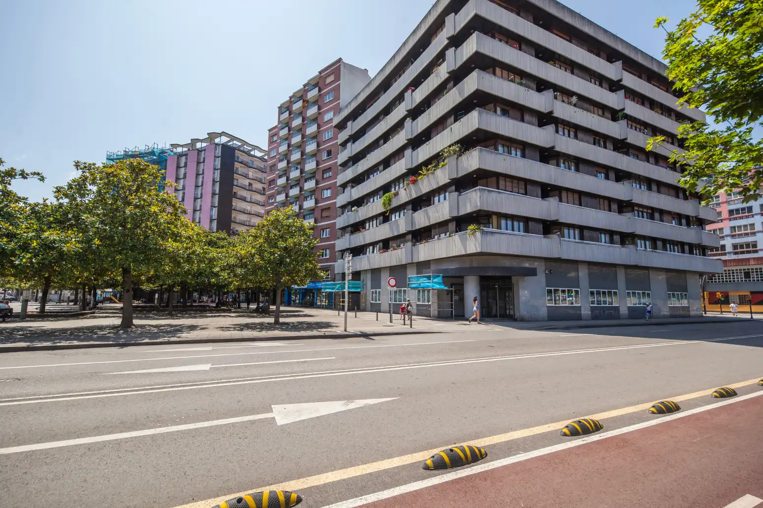 Exterior view of Flat for sale in Gijón   with Heating, Parquet flooring and Terrace