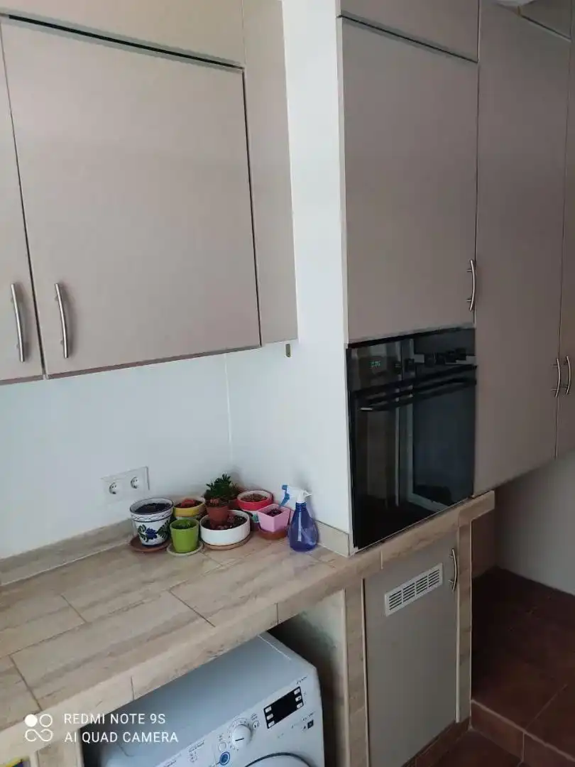 Cocina de Casa adosada en venta en Castuera con Aire acondicionado, Amueblado y Horno