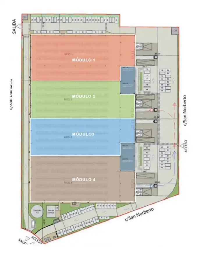 Nave industrial de alquiler en Madrid con Calefacción y Alarma