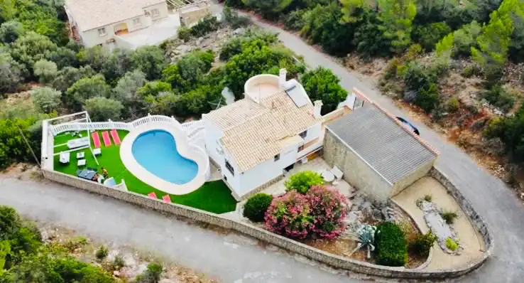Exterior view of Houses for rent in Dénia  with Air Conditioner, Heating and Private garden