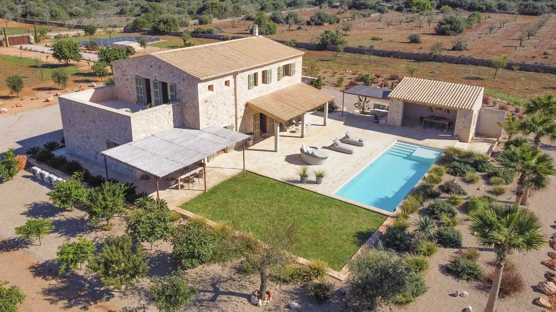 Exterior view of Country homes for sale in Ses Salines  with Air Conditioner, Heating and Terrace