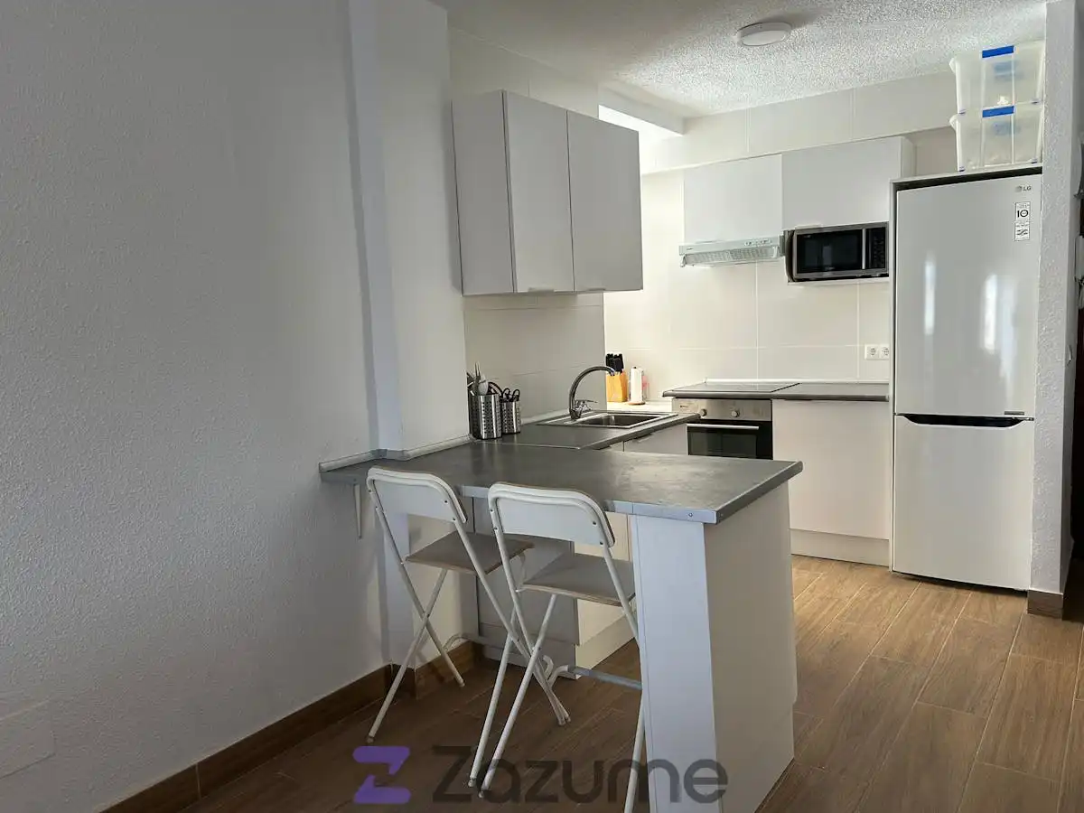 Cocina de Piso de alquiler en Málaga con Aire acondicionado, Calefacción y Parquet