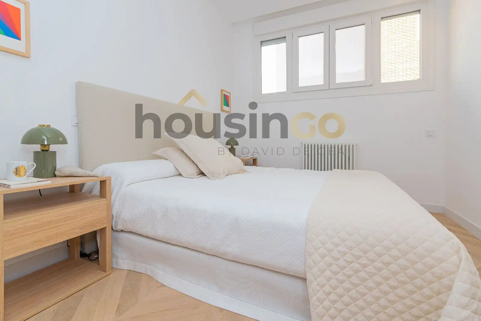 Bedroom of Flat for sale in Madrid  with Air Conditioner, Heating and Parquet flooring