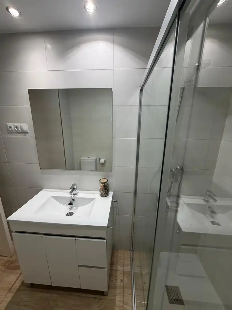Bathroom of Flat for rent in Málaga  with Air Conditioner, Heating and Furnished