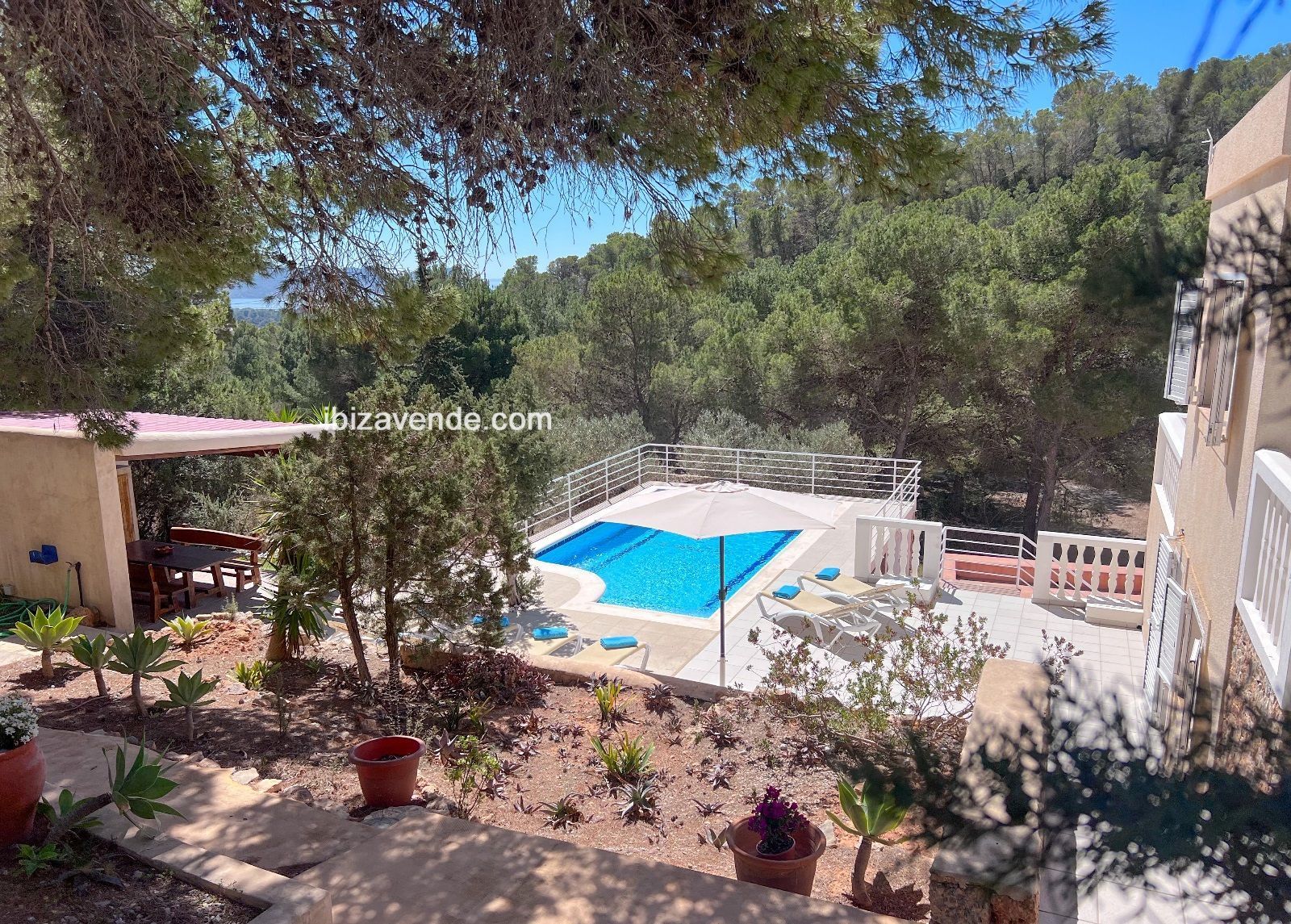 Garden of House or chalet for sale in Sant Josep de sa Talaia  with Heating, Terrace and Swimming Pool