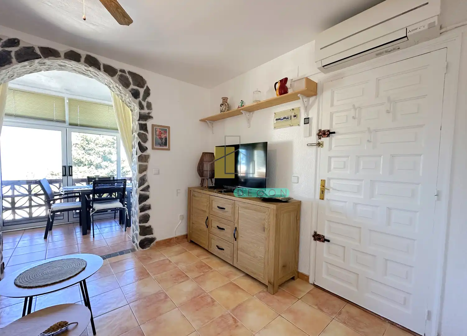 Sala d'estar de Estudi en venda en Roses amb Calefacció