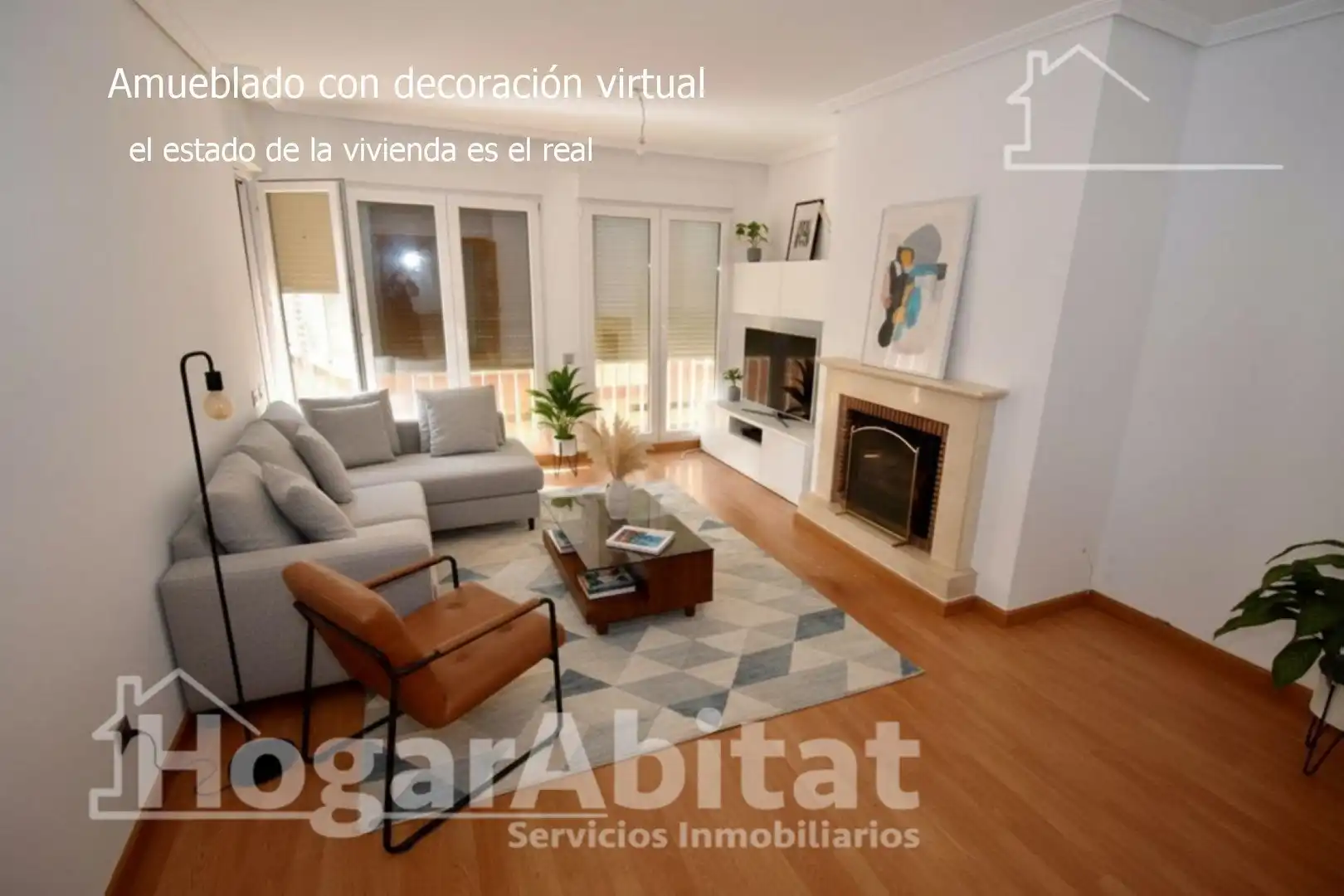 Living room of Flat for sale in Vila-real  with Air Conditioner, Heating and Terrace