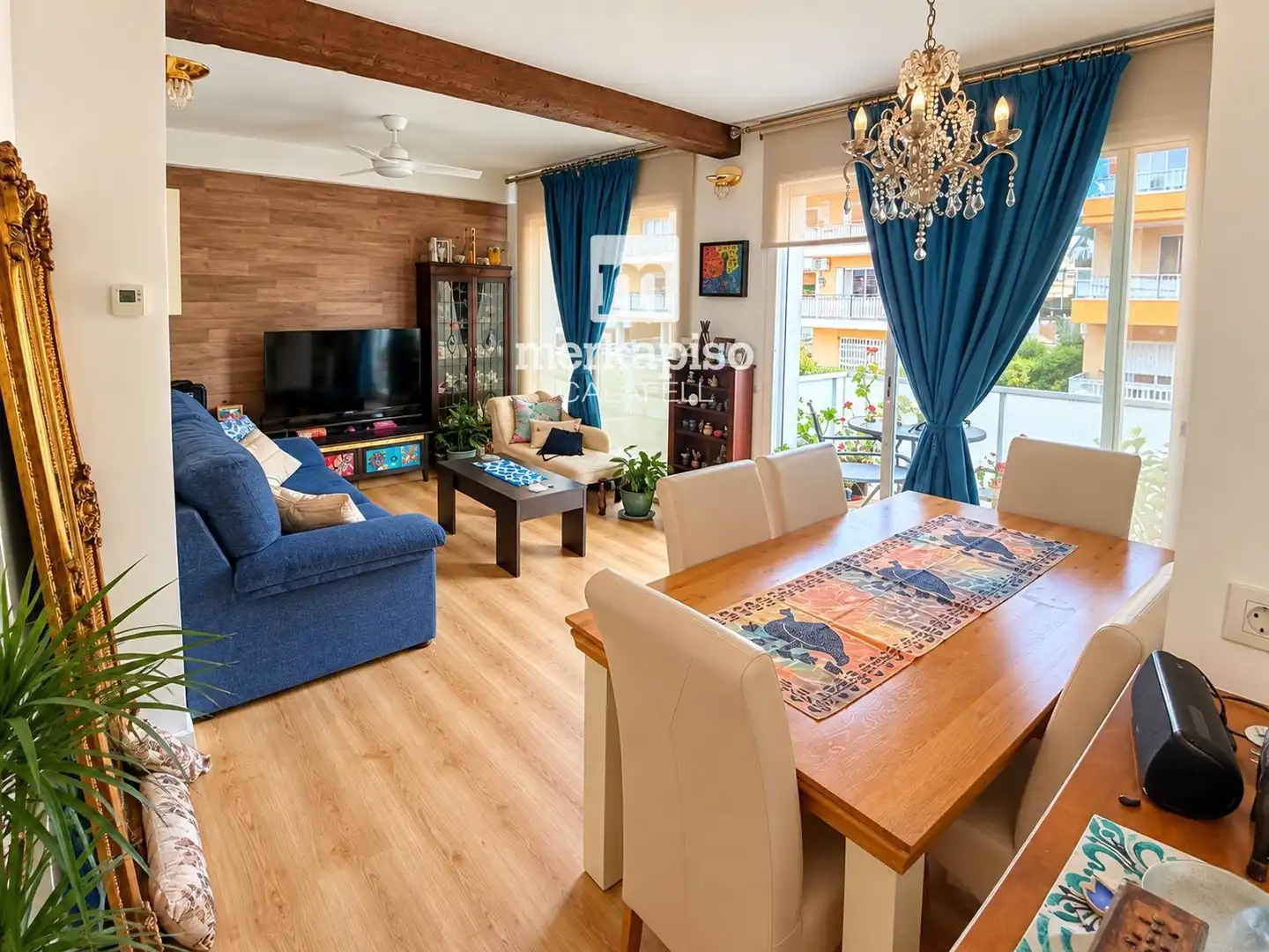 Living room of Flat for sale in Calafell  with Heating, Terrace and Storage room