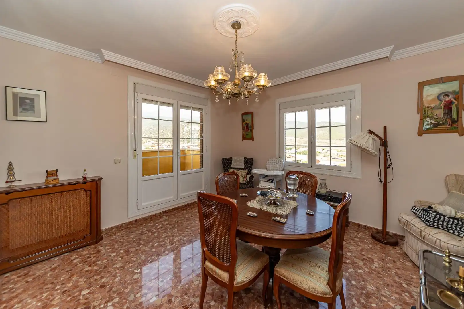 Dining room of Houses for sale in Aldeire  with Air Conditioner, Heating and Balcony