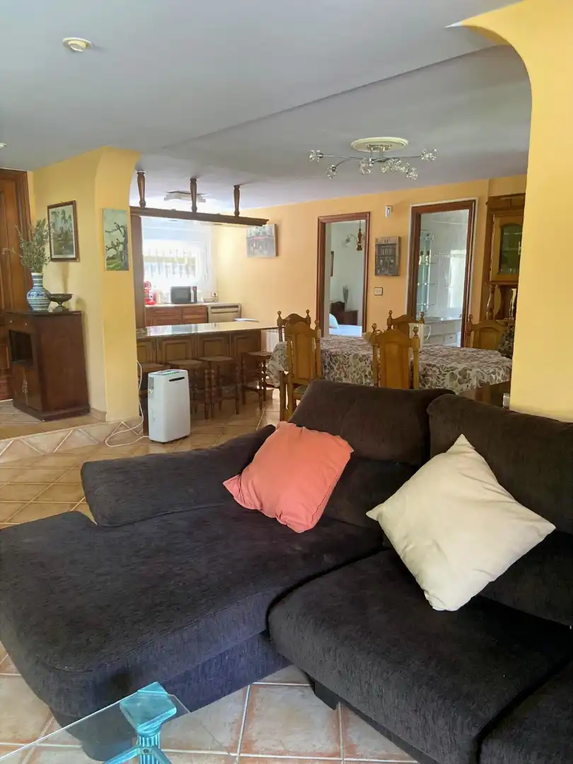 Living room of Houses for rent in Cangas   with Heating, Private garden and Terrace