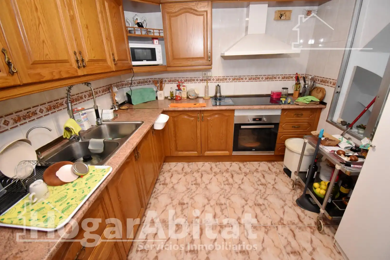 Cocina de Casa o chalet en venta en Castellón de la Plana / Castelló de la Plana con Aire acondicionado, Calefacción y Terraza