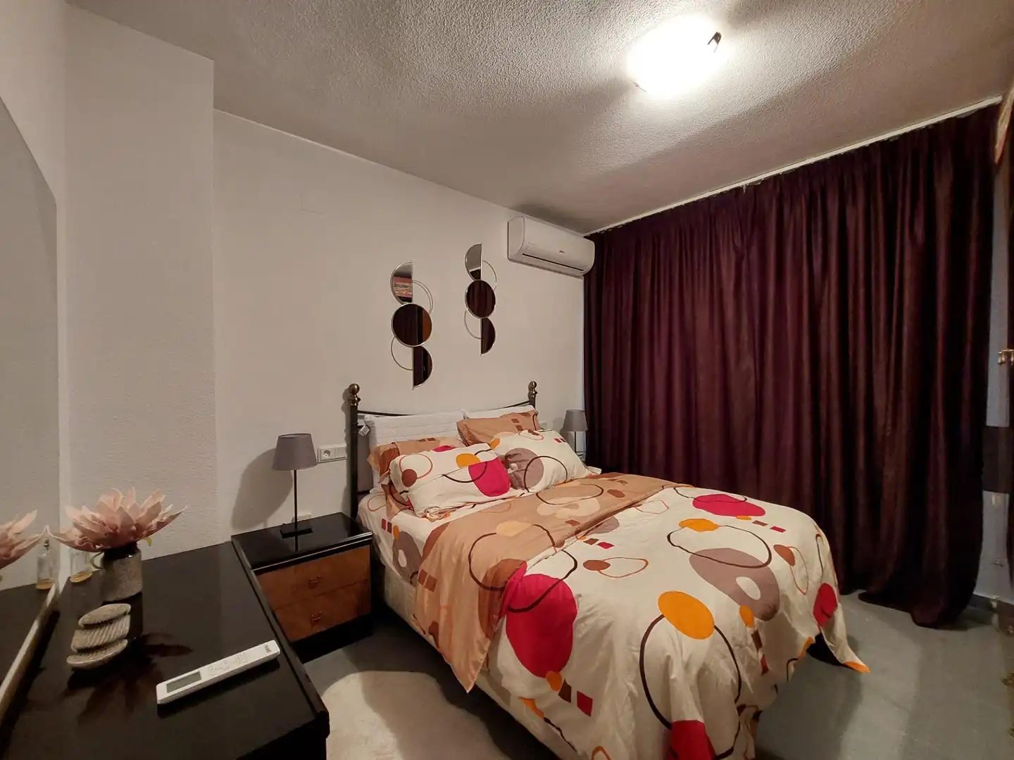 Bedroom of Flat for rent in Alicante / Alacant  with Air Conditioner and Furnished
