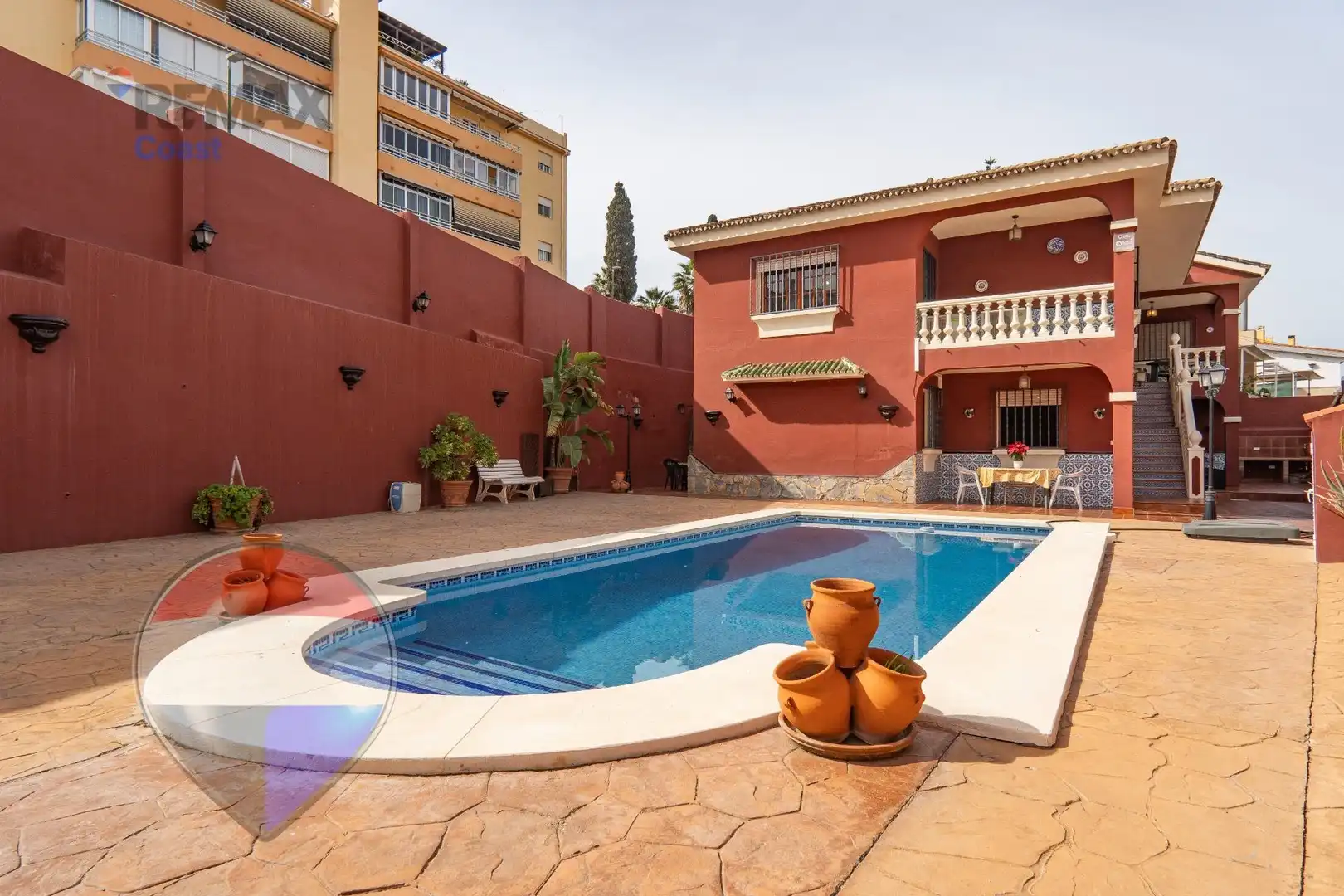 Piscina de Casa o chalet en venta en Málaga con Aire acondicionado, Calefacción y Jardín privado