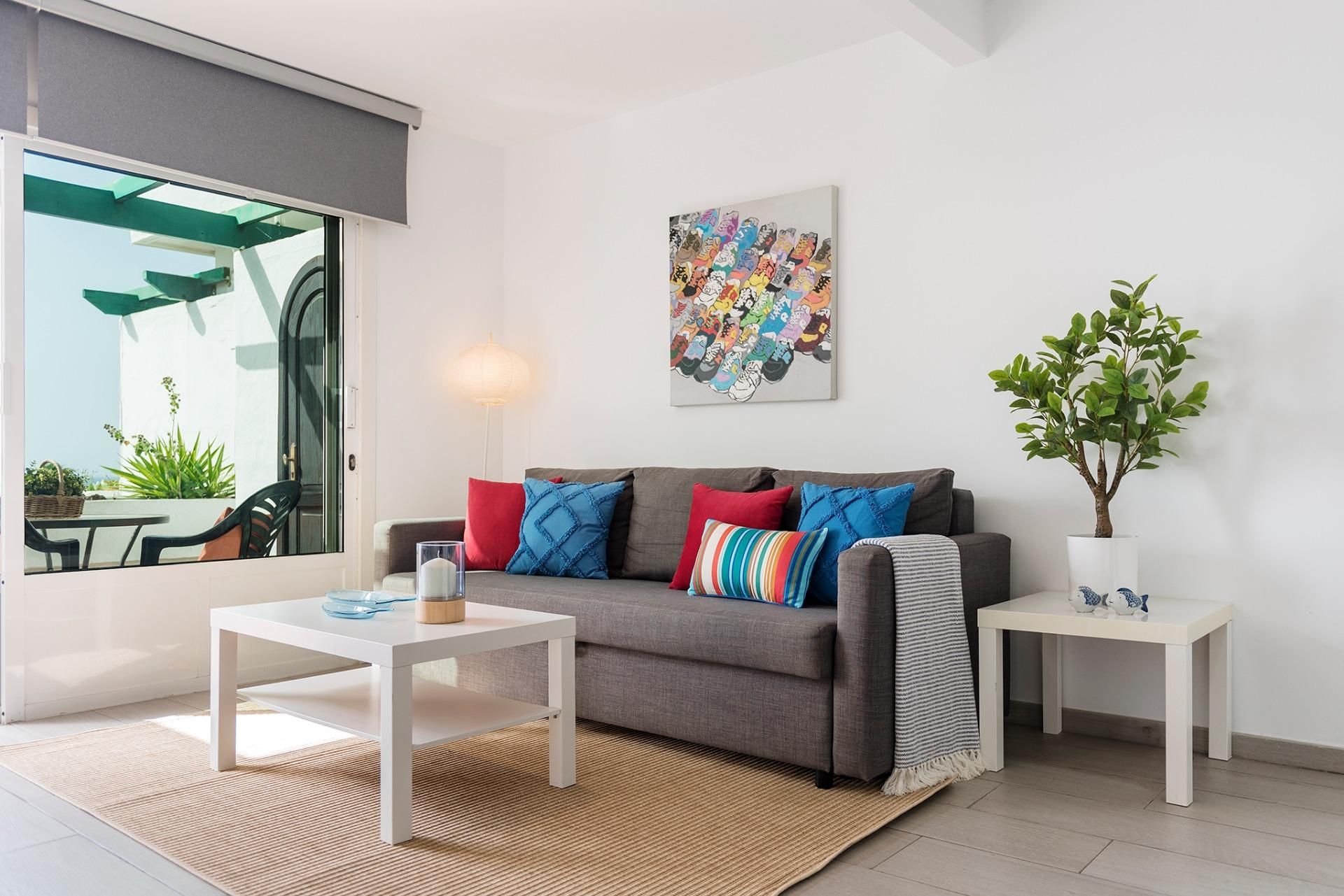 Sala d'estar de Apartament en venda en Tías