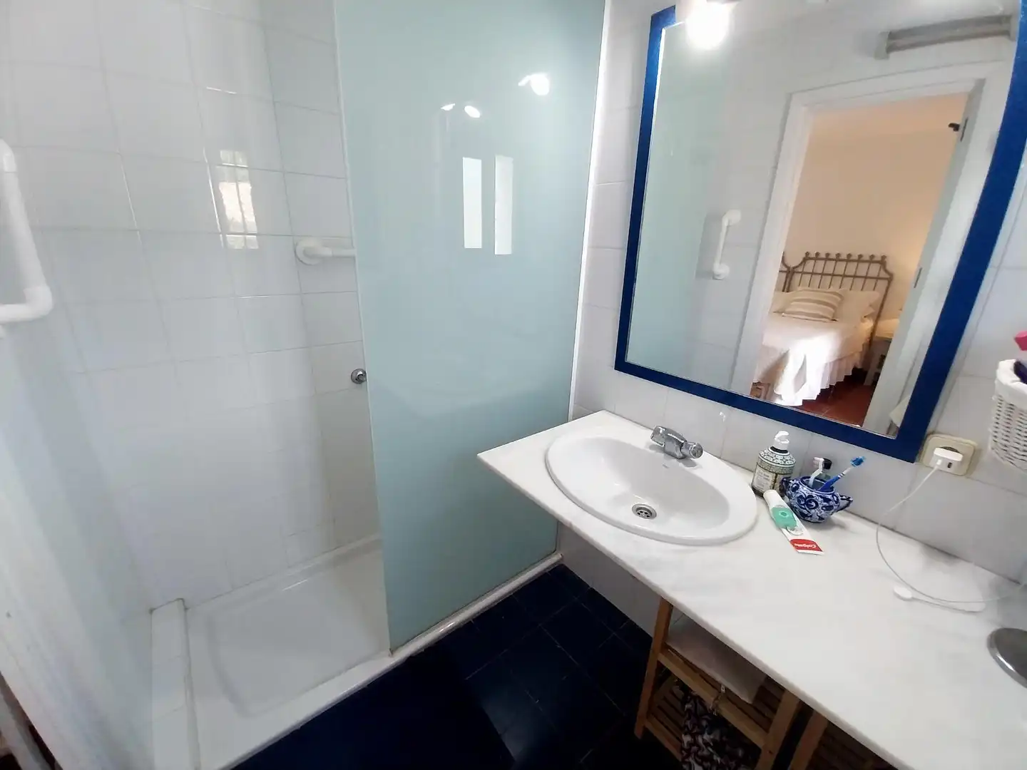 Bany de Casa o xalet de lloguer en Mijas amb Jardí privat, Terrassa i Moblat