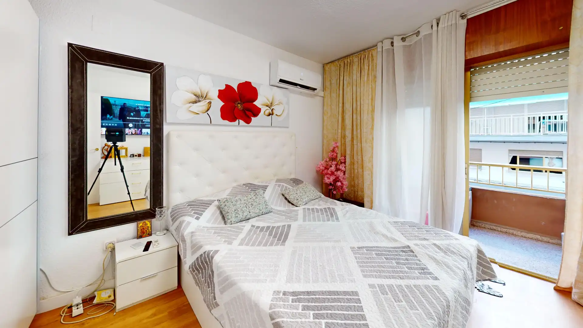 Bedroom of Flat for sale in Alicante / Alacant  with Air Conditioner, Private garden and Terrace