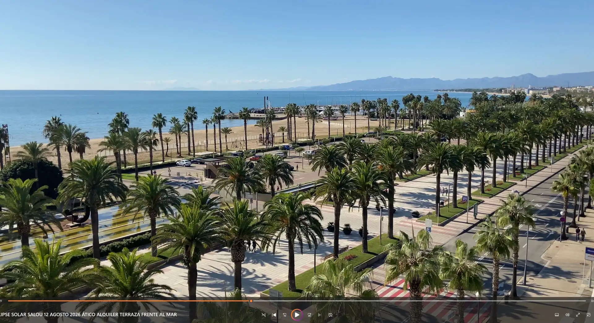 Vista exterior de Ático de alquiler en Salou con Aire acondicionado, Jardín privado y Terraza