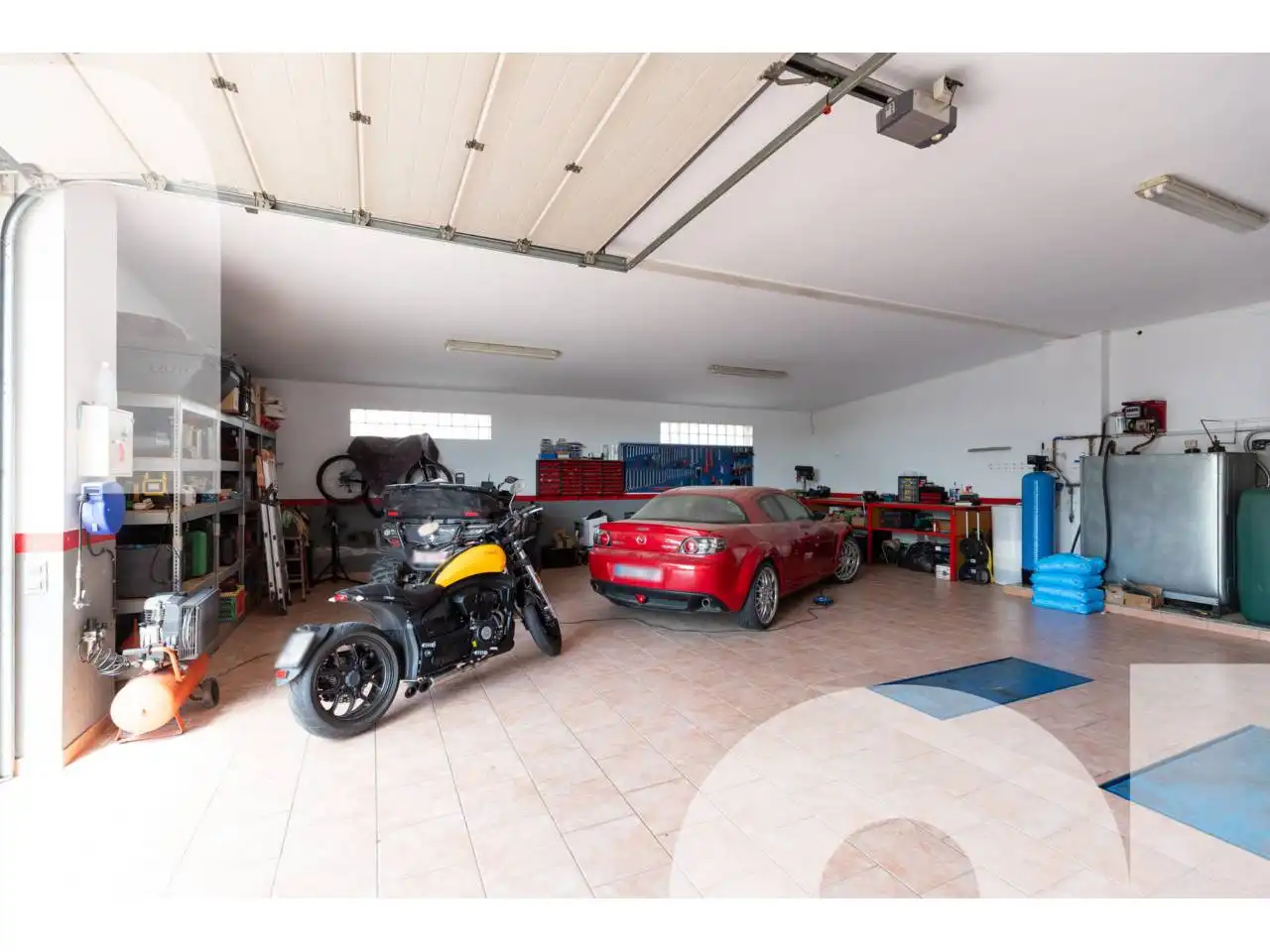 Parking of Country homes for sale in Les Franqueses del Vallès  with Air Conditioner, Heating and Private garden