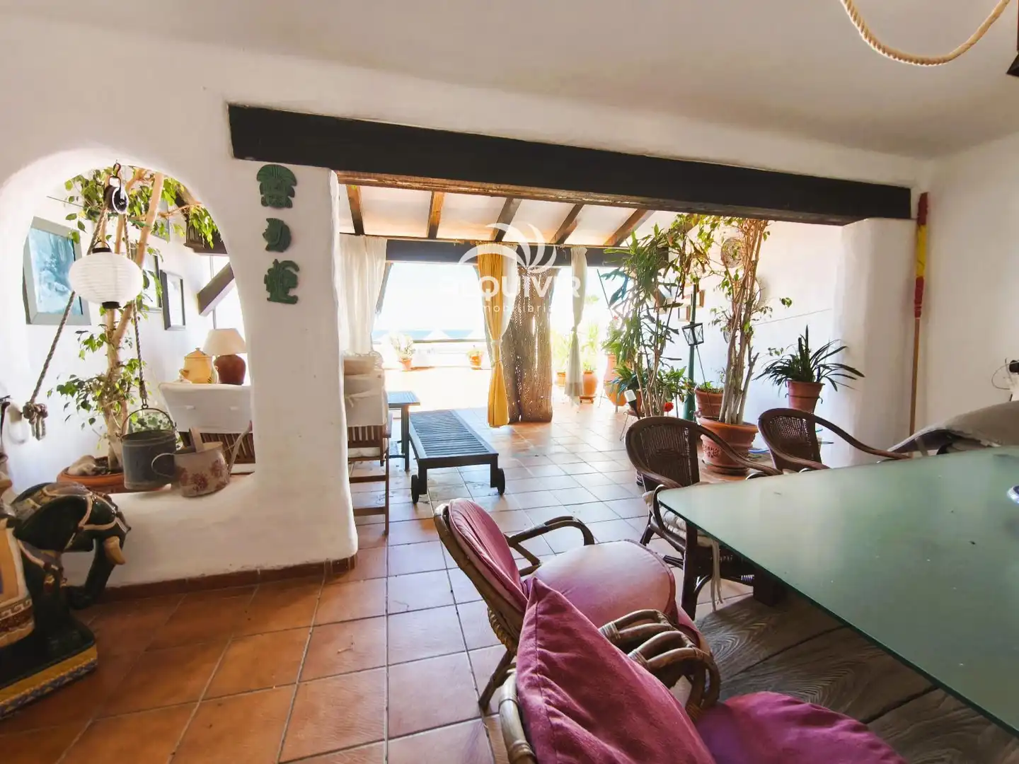 Terrassa de Casa adosada de lloguer en Almonte amb Jardí privat, Terrassa i Moblat