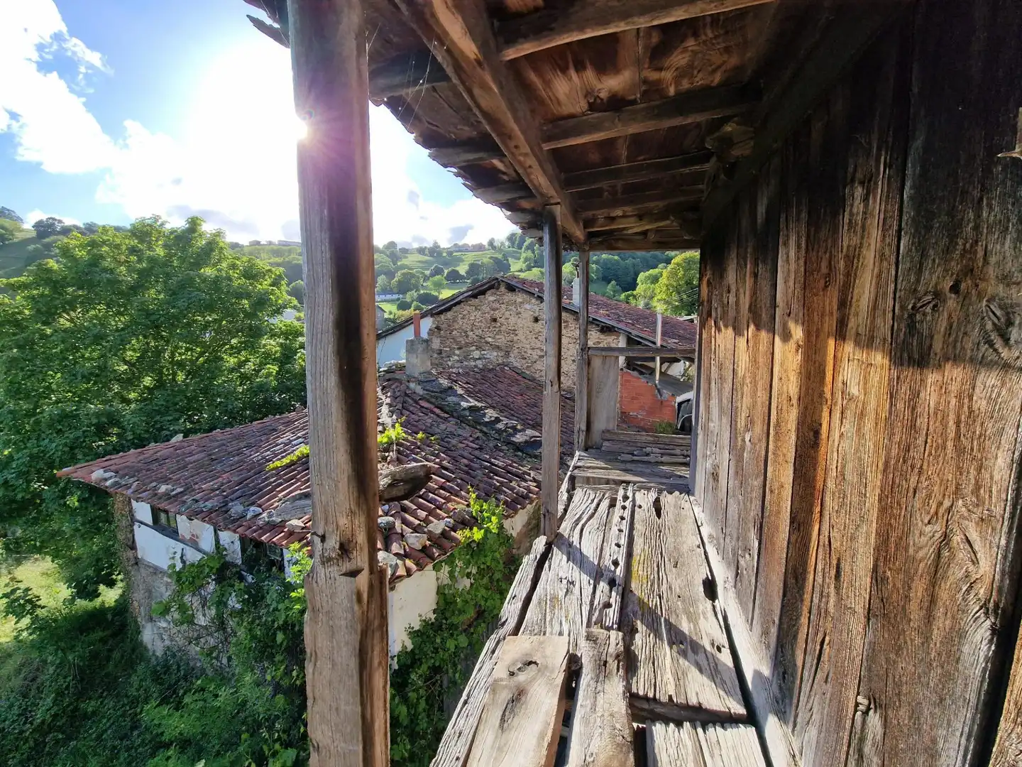 Terraza de Finca rústica en venta en Tineo con Balcón y Piscina comunitaria