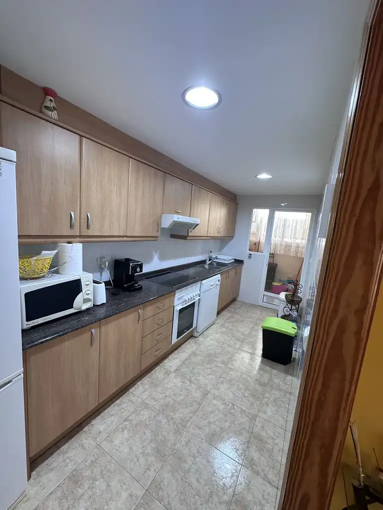 Kitchen of Attic for rent in Canet d'En Berenguer