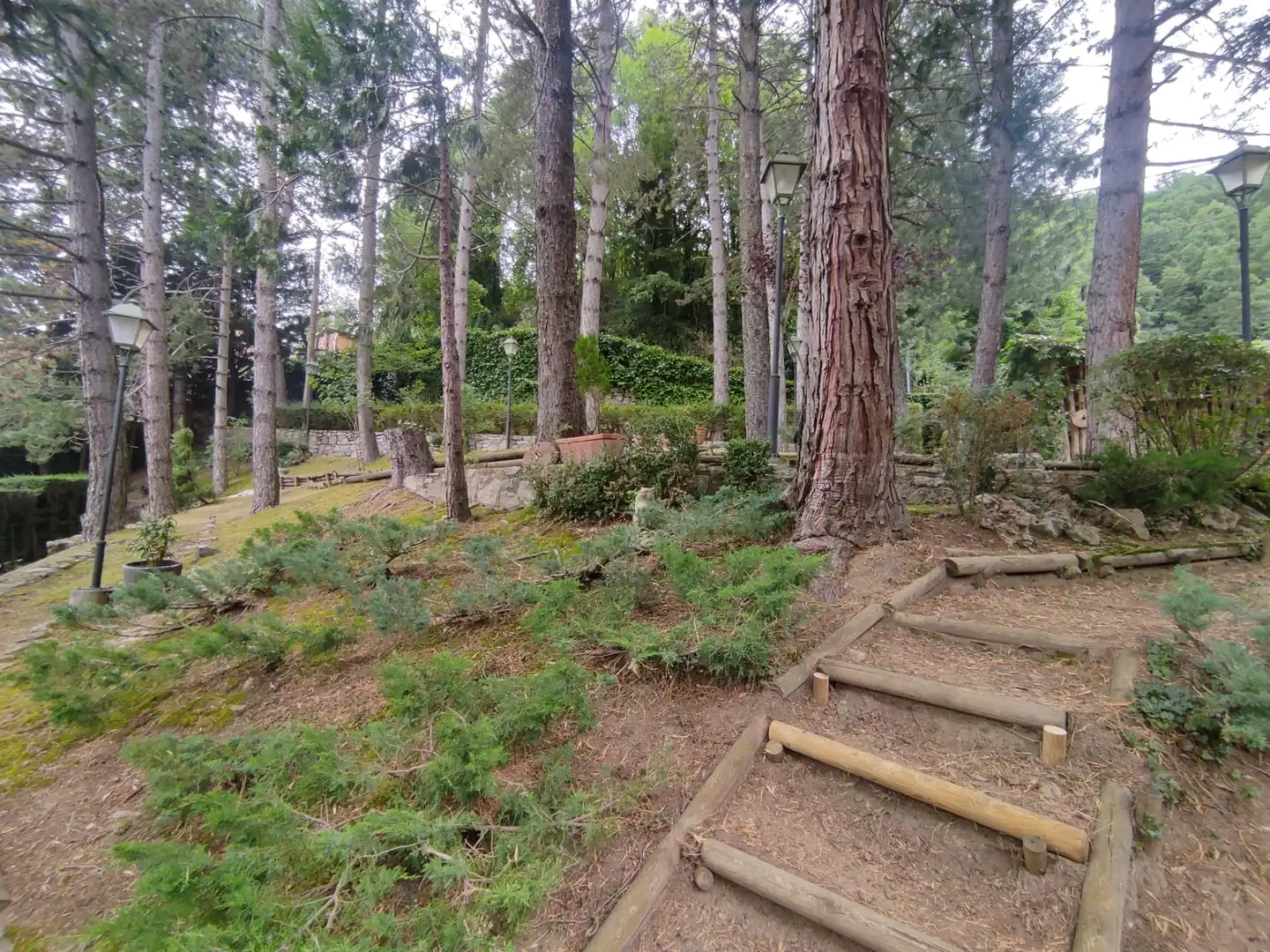 Garden of Country homes for sale in Ribes de Freser  with Heating, Private garden and Parquet flooring
