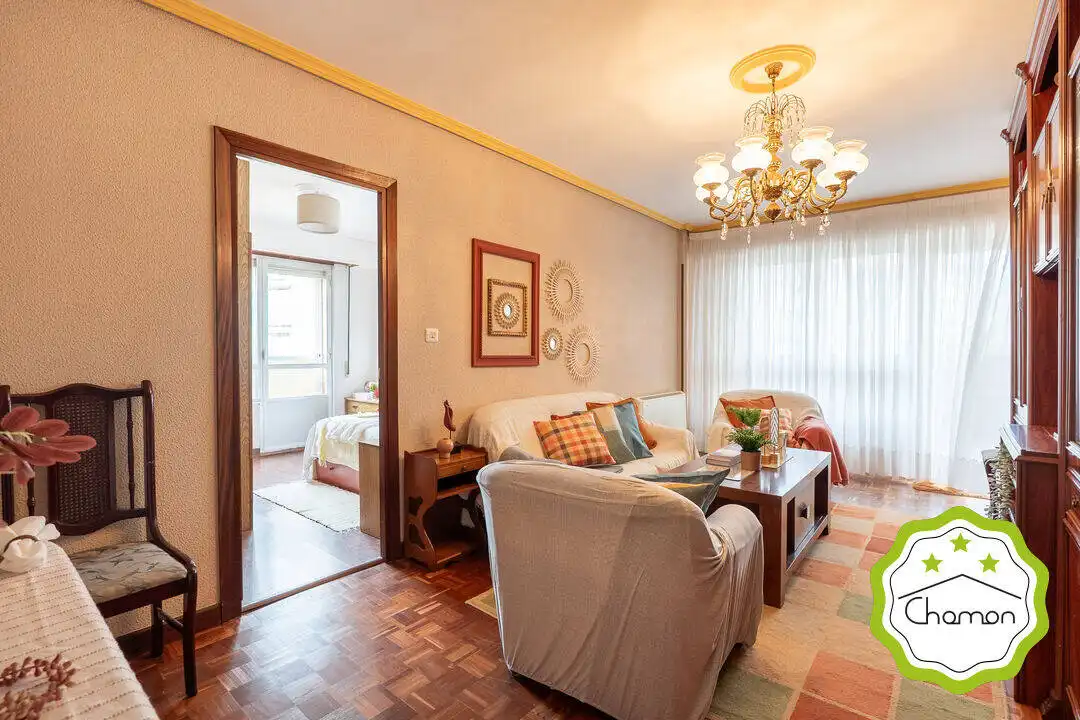 Wohnzimmer von Wohnung zum Verkauf in Lekeitio mit Heizung und Terrasse