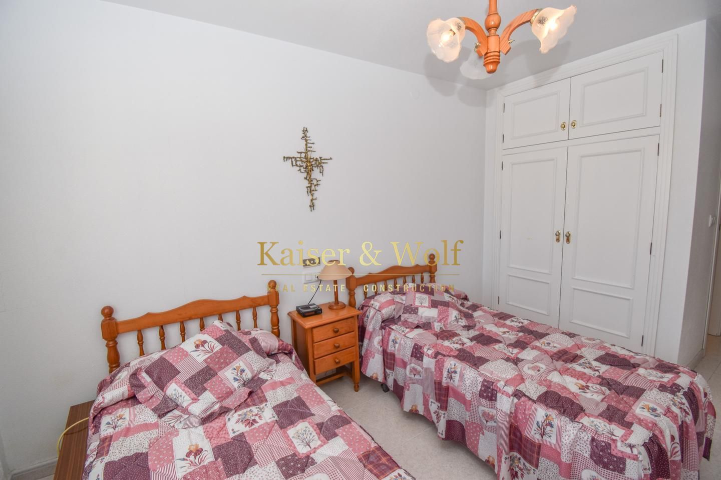 Bedroom of Flat for sale in Santa Pola  with Air Conditioner, Terrace and Furnished