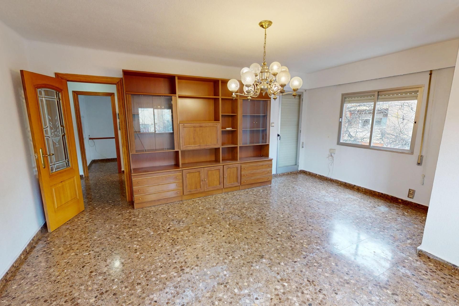 Sala d'estar de Pis en venda en  Valencia Capital amb Aire condicionat i Balcó