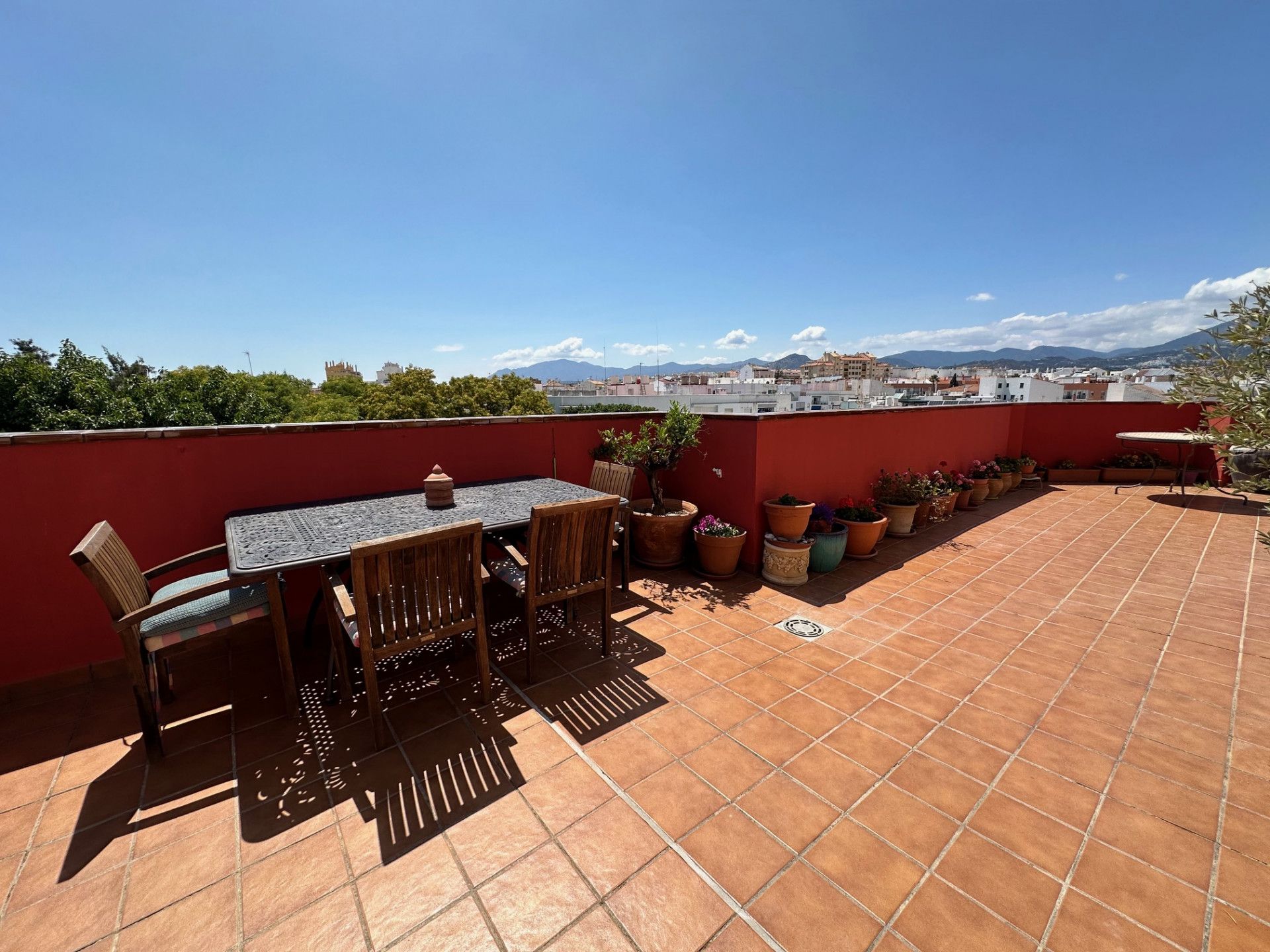 Terrace of Apartment for sale in Marbella  with Air Conditioner, Private garden and Balcony